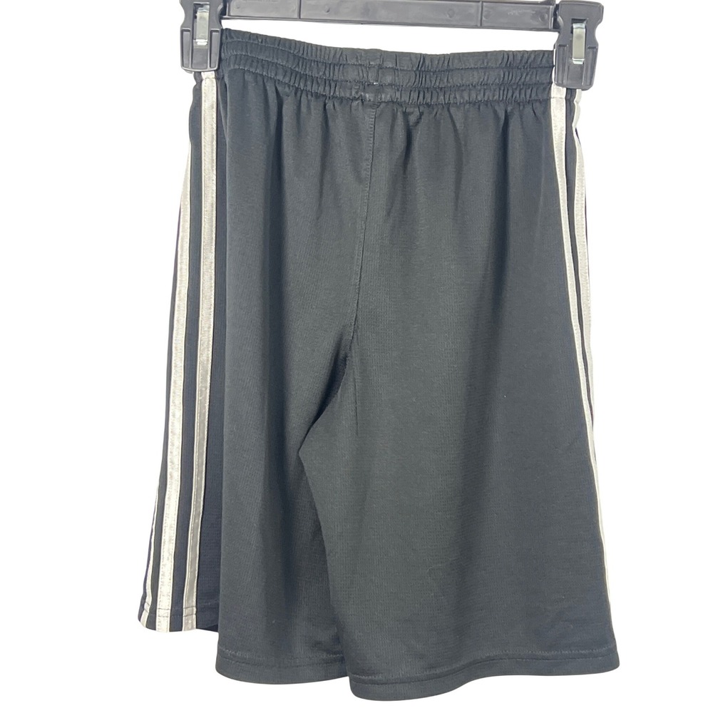 Adidas‎ Kids Classic Black White Pull On Sporty Athletic Shorts Boys Medium - Picture 3 of 4